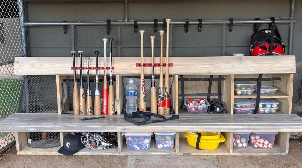 diy dugout storage essentials